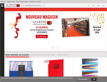 Tablet Screenshot of geant-beaux-arts.fr